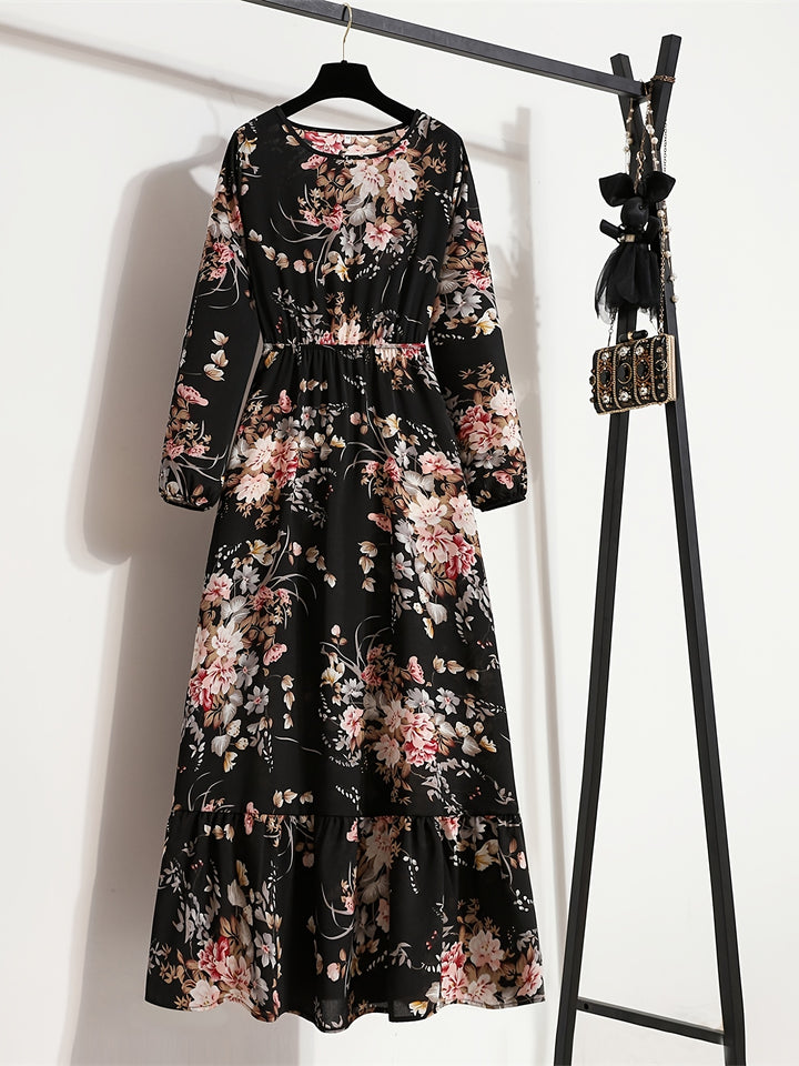 Lore | Floral A-Line Maxi Dress
