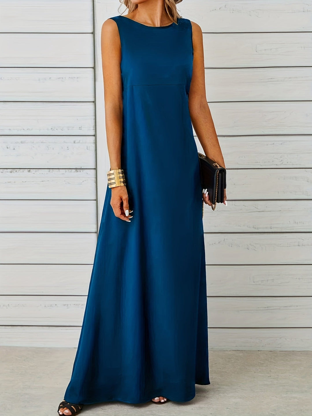 Aveline | Sleeveless Flow Maxi Dress