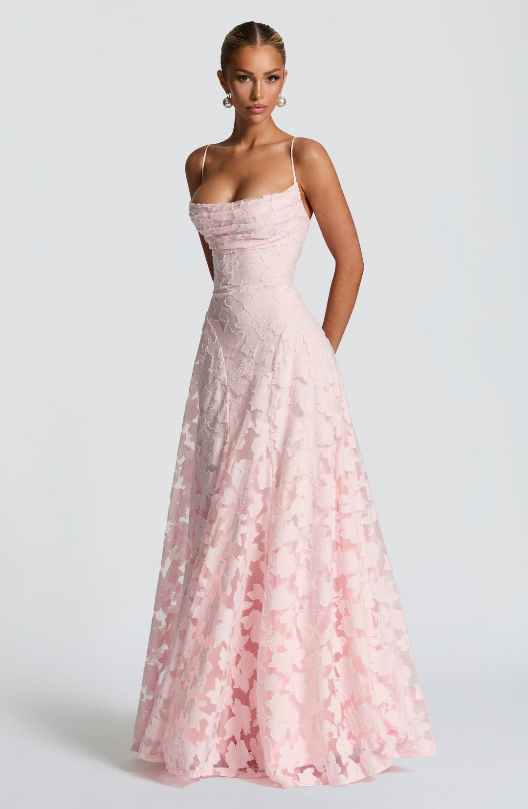 Valenne | Lace Corset Maxi Dress