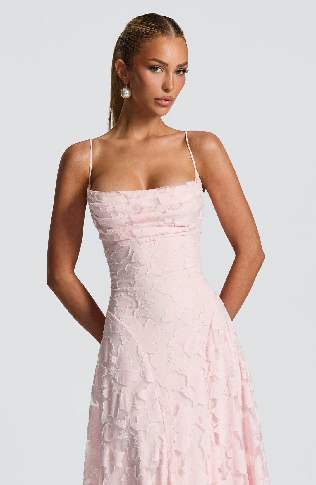 Avelira | Draped Maxi Dress
