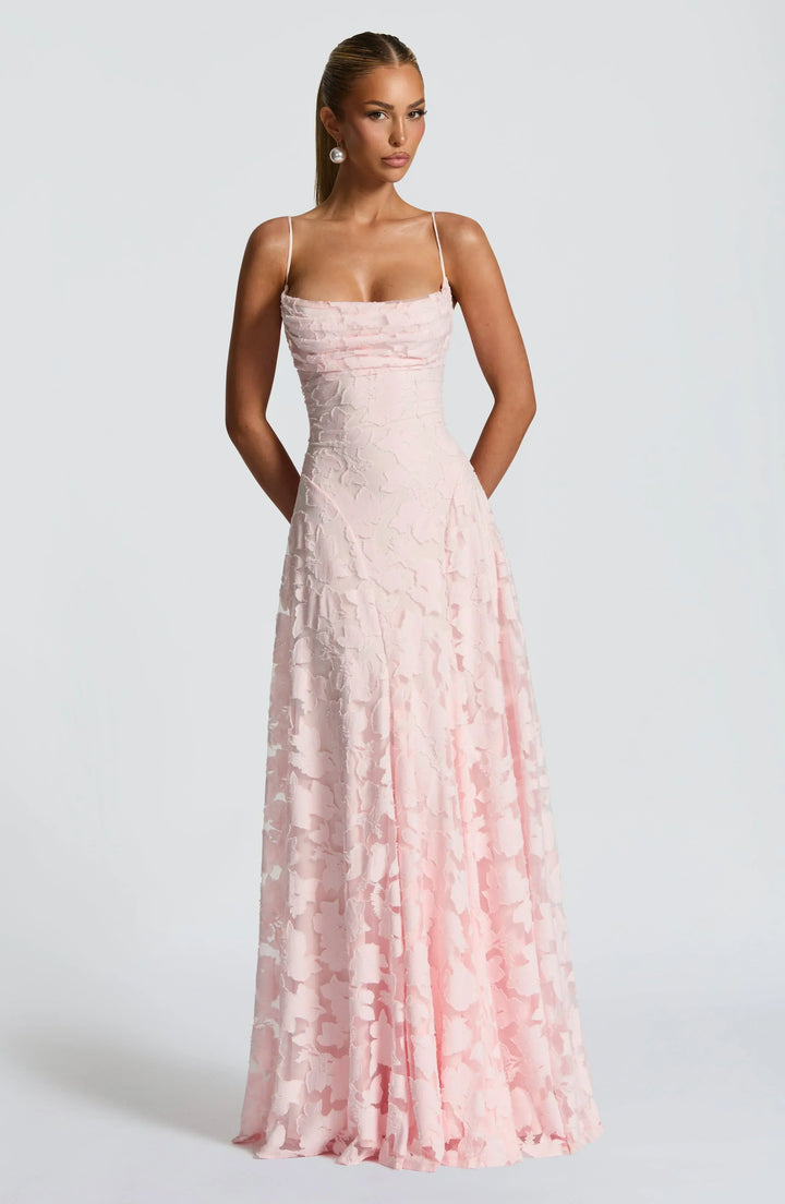 Avelira | Draped Maxi Dress