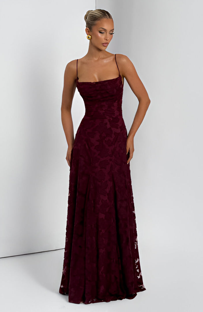 Valenne | Lace Corset Maxi Dress