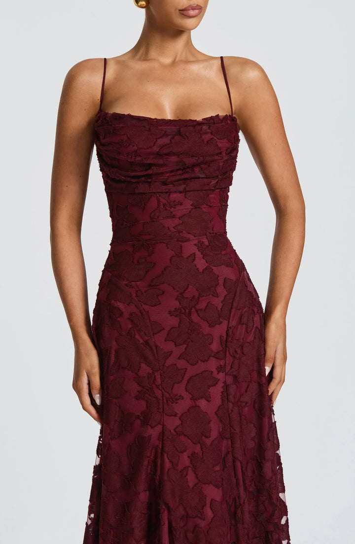 Avelira | Draped Maxi Dress