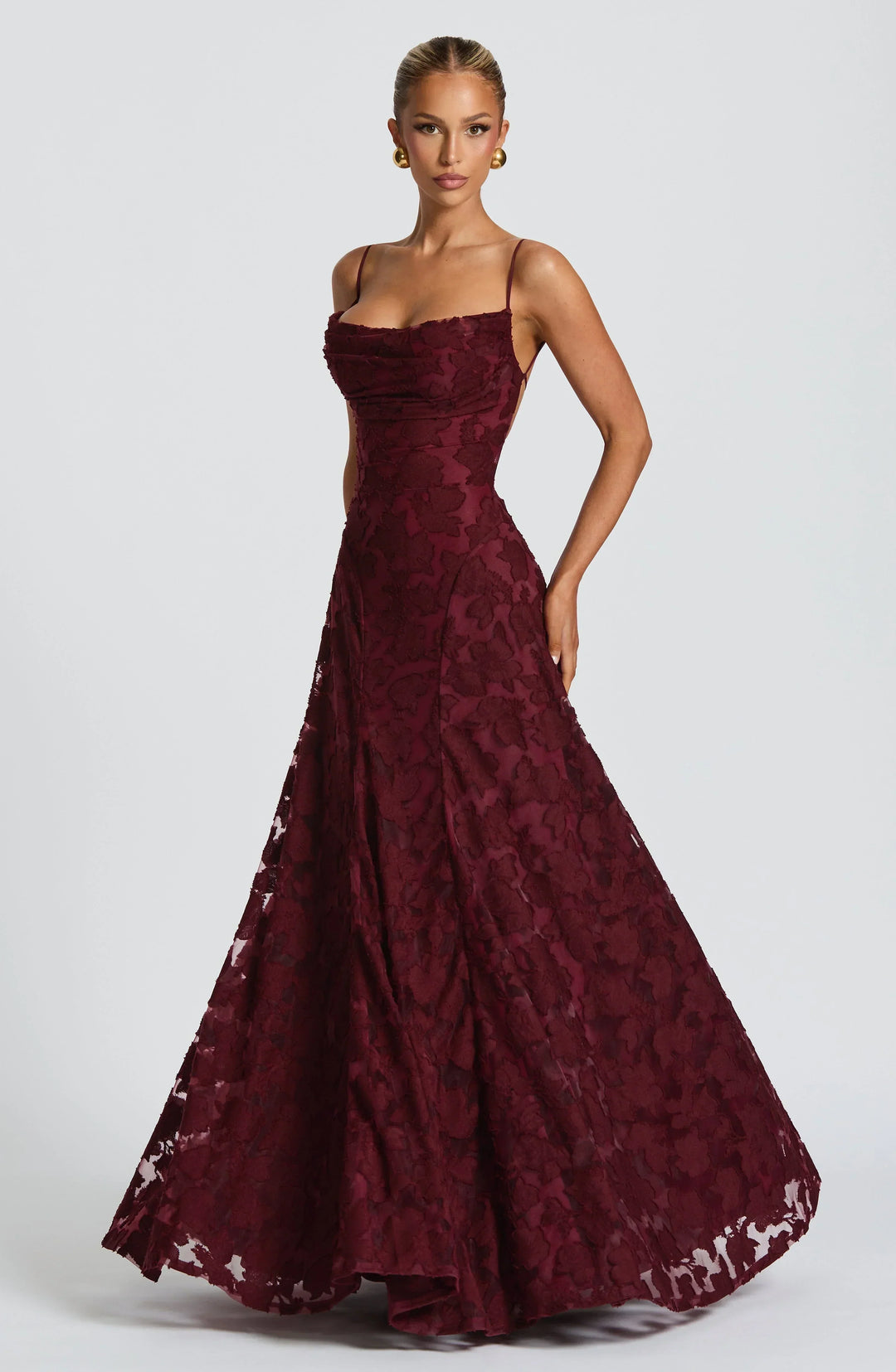 Avelira | Draped Maxi Dress