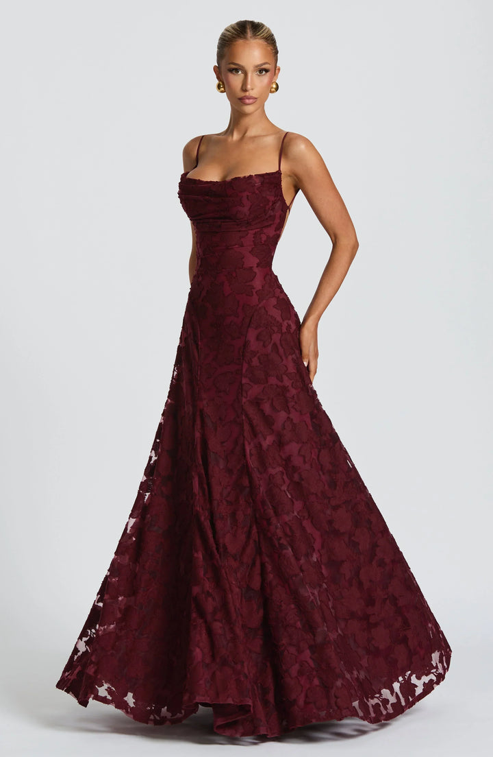 Avelira | Draped Maxi Dress