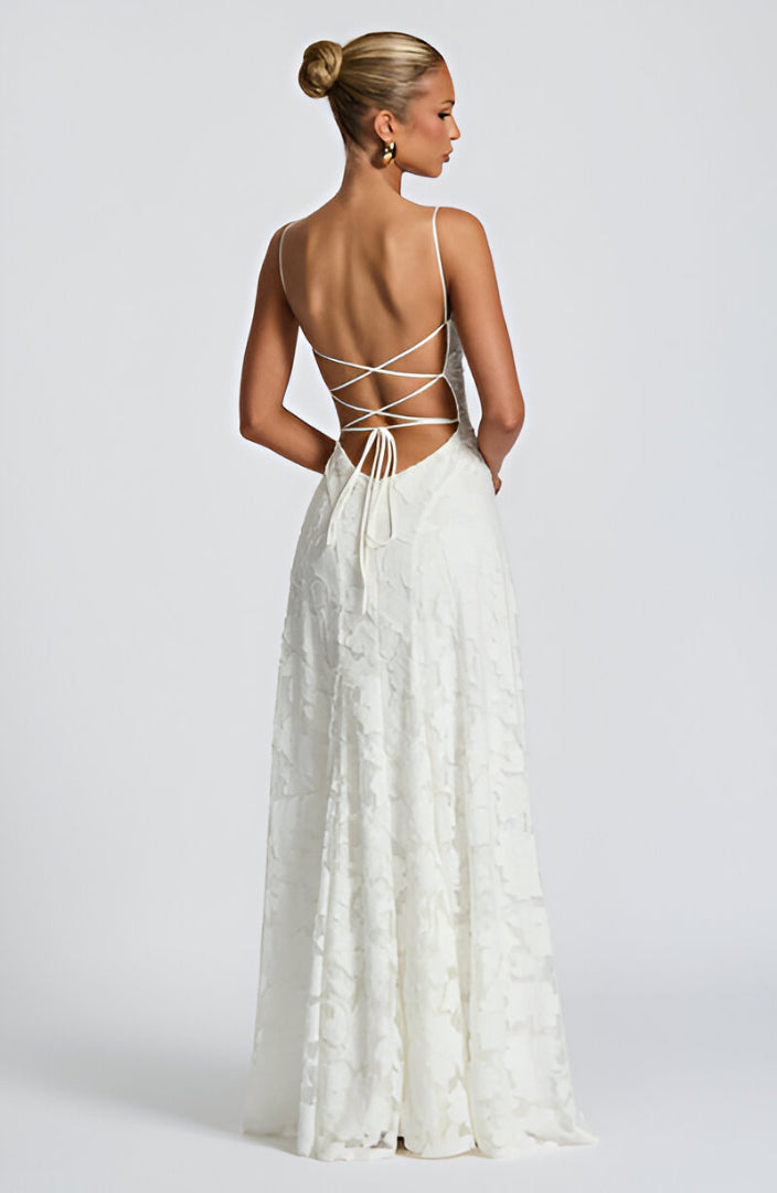 Valenne | Lace Corset Maxi Dress
