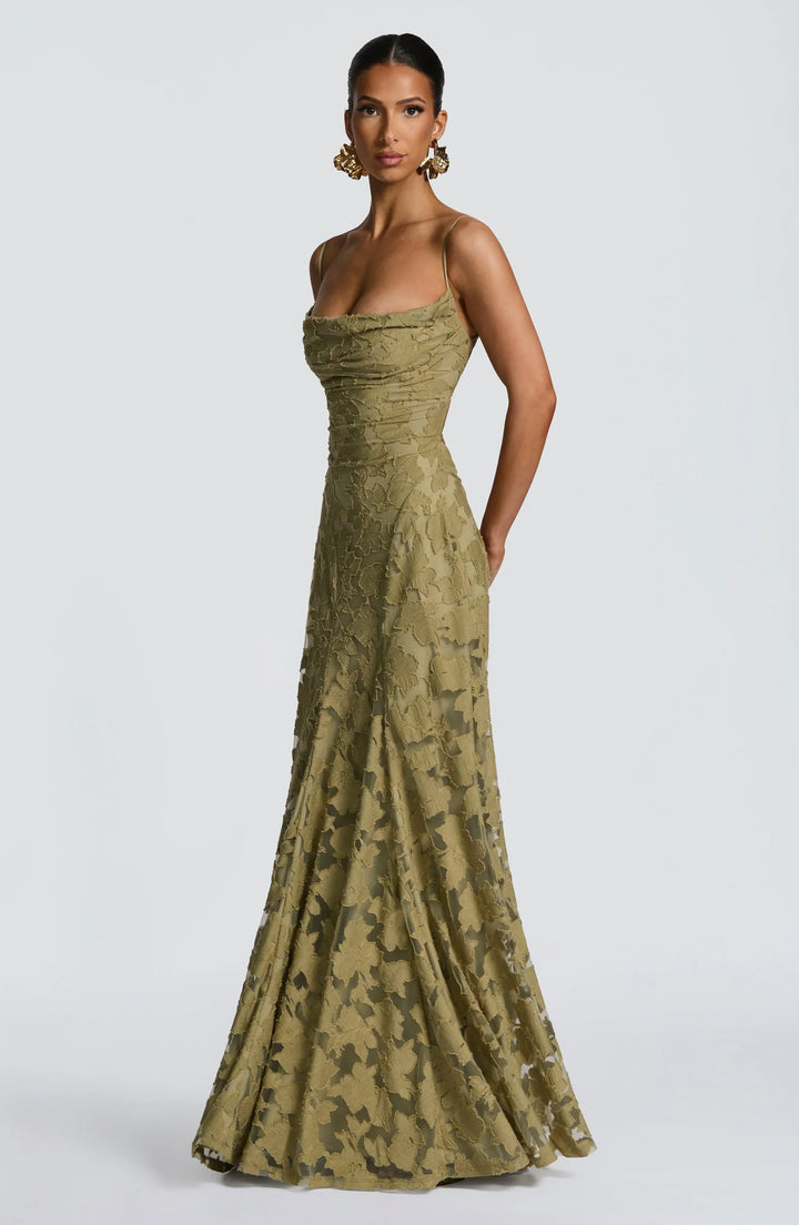 Avelira | Draped Maxi Dress