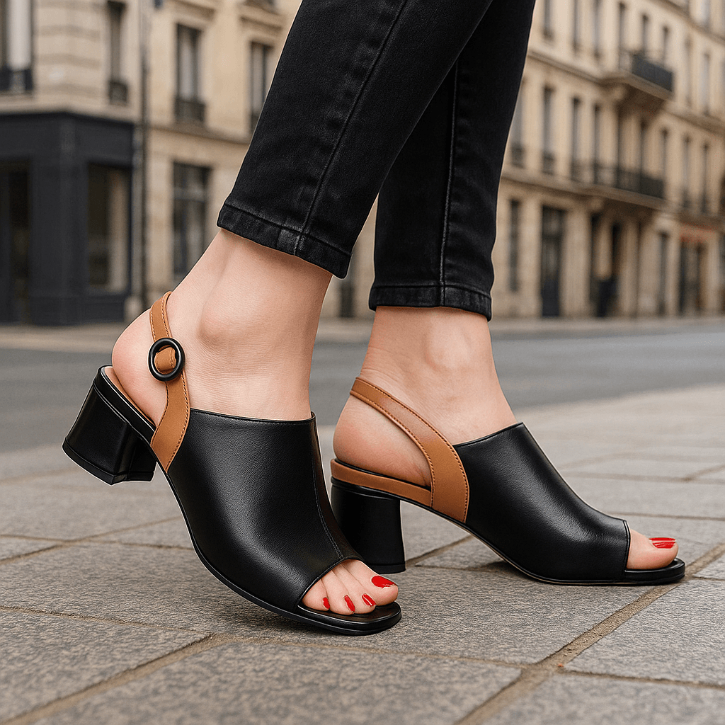 Cazelle | Buckle Block Heels