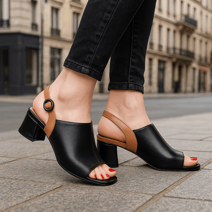 Cazelle | Buckle Block Heels
