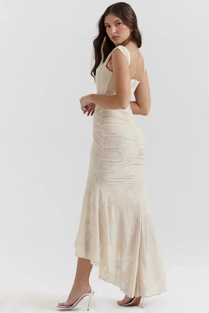 Valerie | Square Neck Corset Maxi Dress