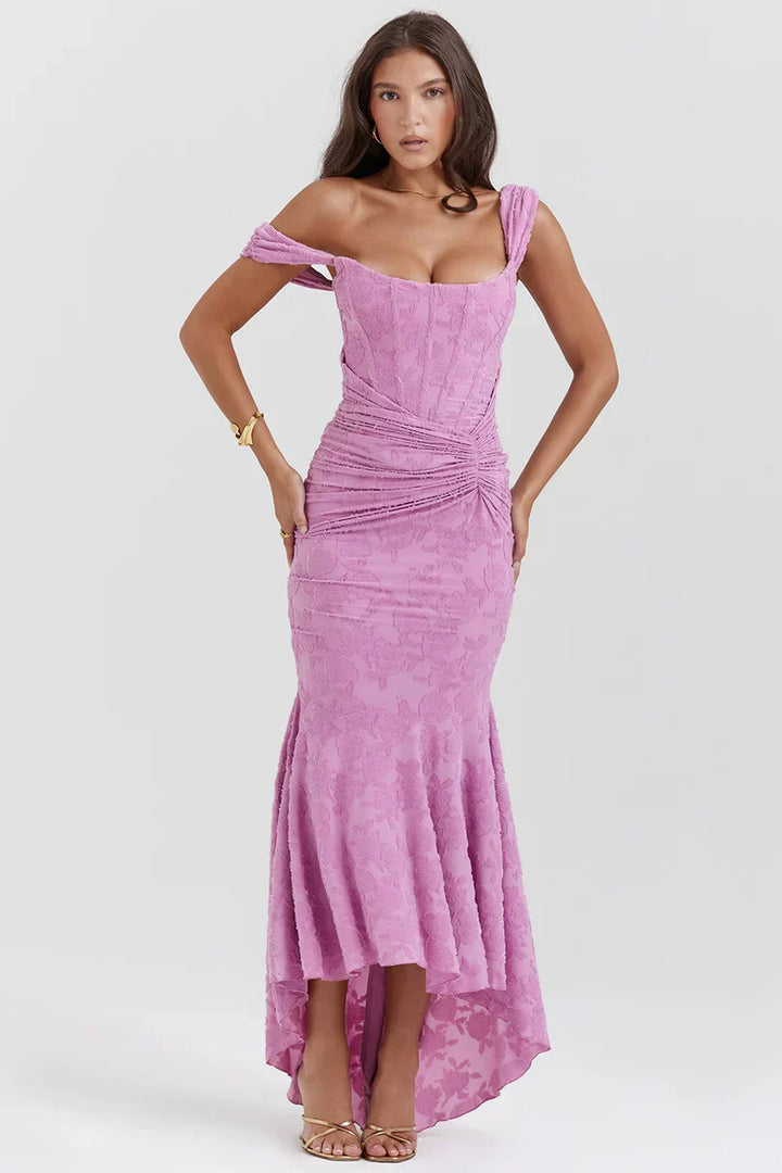 Valerie | Square Neck Corset Maxi Dress