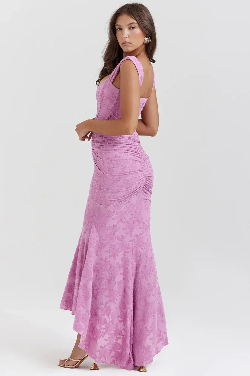 Valerie | Square Neck Corset Maxi Dress