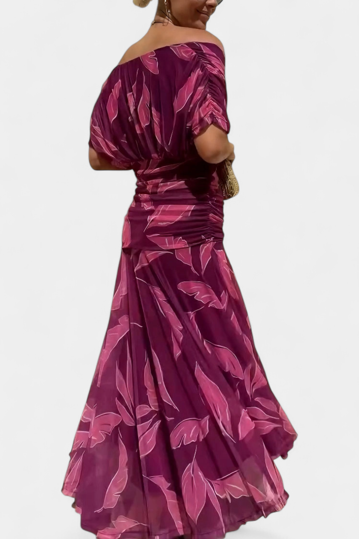 Adriana | Floral Pleated Dress