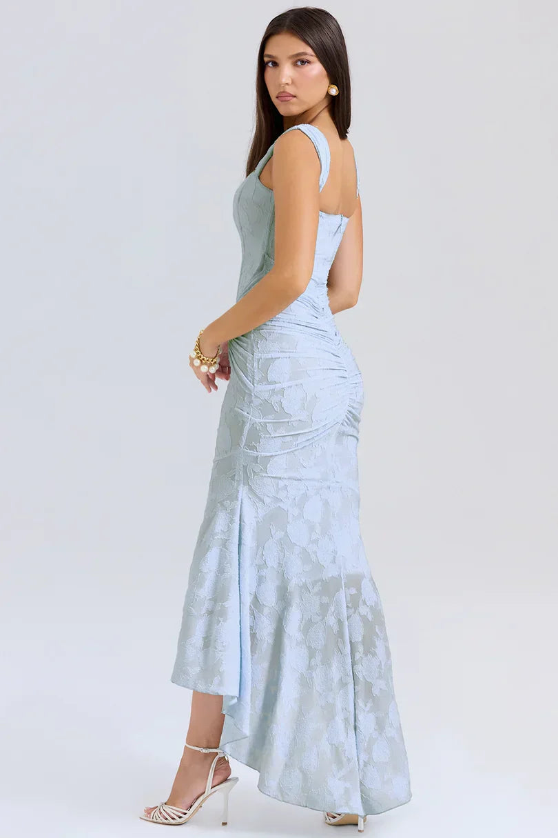 Valerie | Square Neck Corset Maxi Dress
