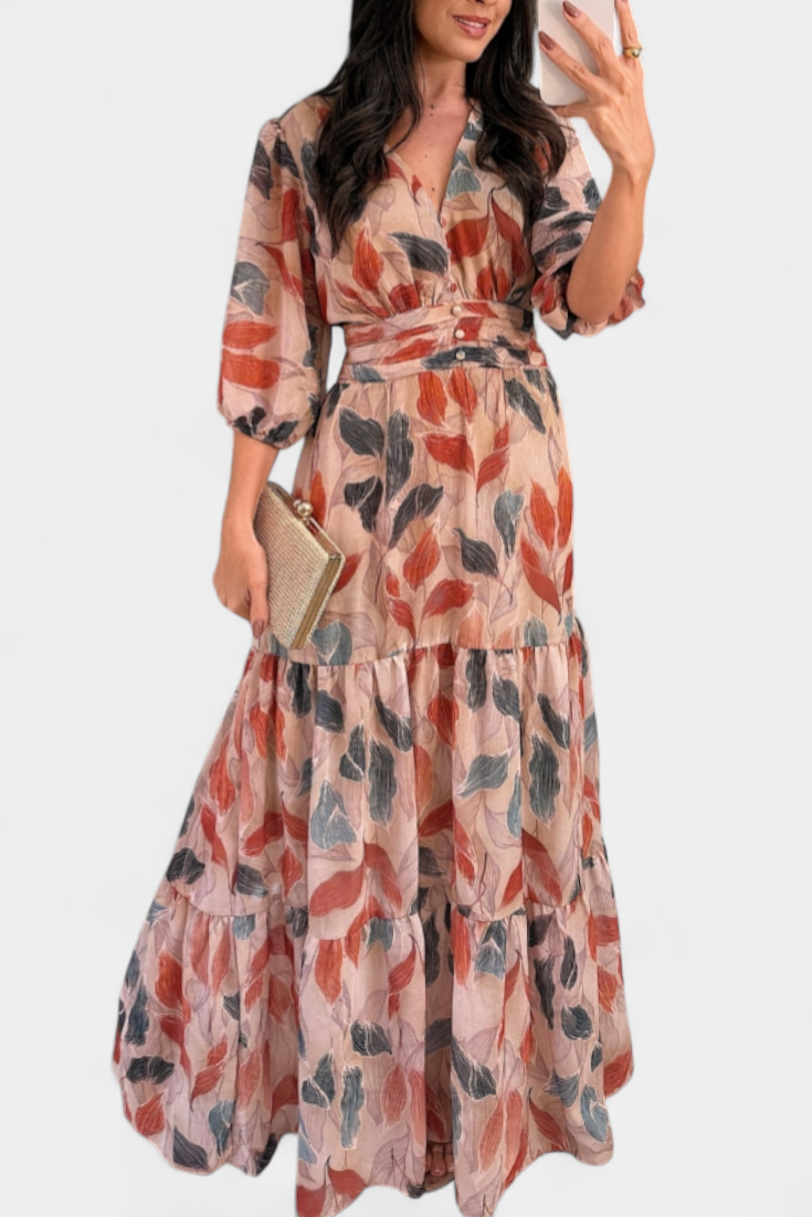 Marévi | Floral Maxi Dress