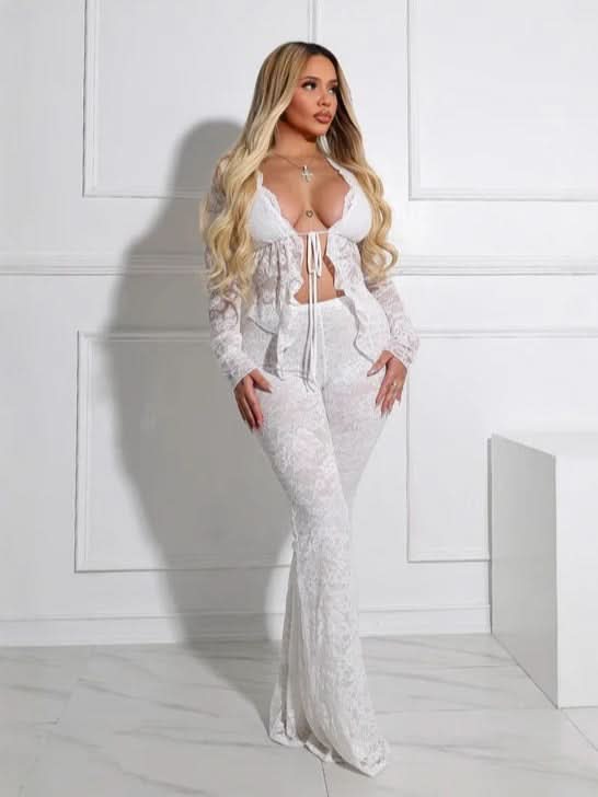 Zare | Lace Two-Piece Set