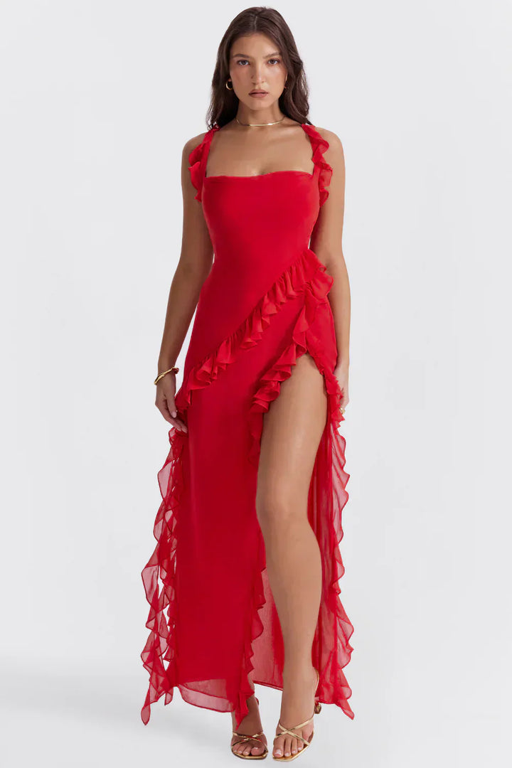 Léna | Draped Maxi Dress