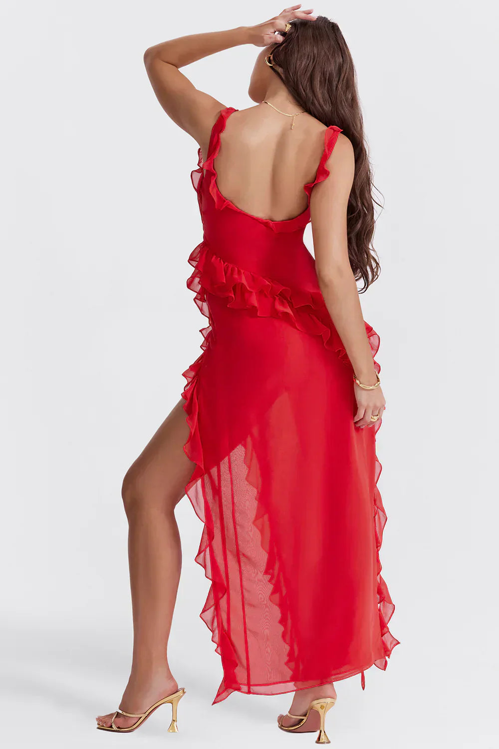 Léna | Draped Maxi Dress