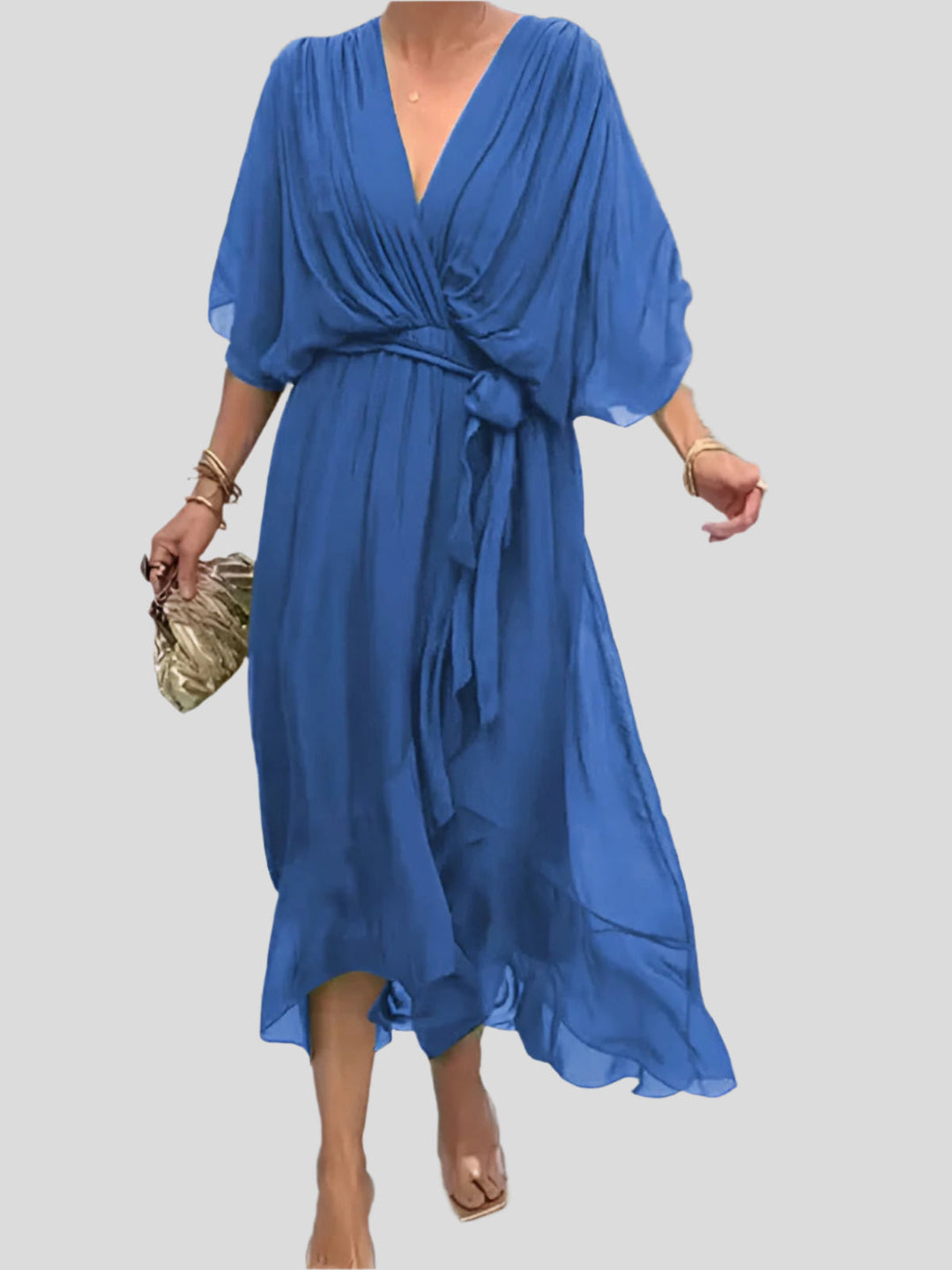 Serel | Tiered Ruffle Midi Dress