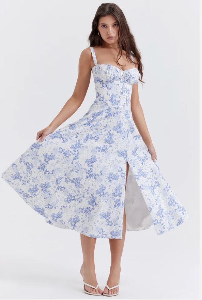 Nina | Robe Midi Colorée