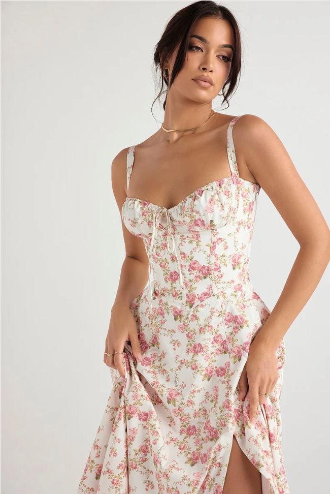Nina | Robe Midi Colorée