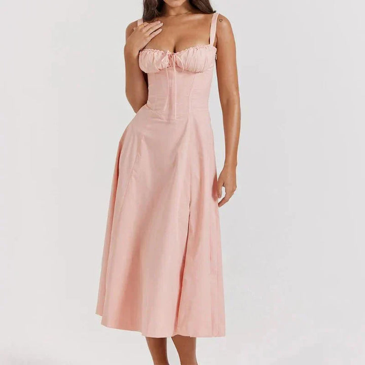 Nina | Robe Midi Colorée