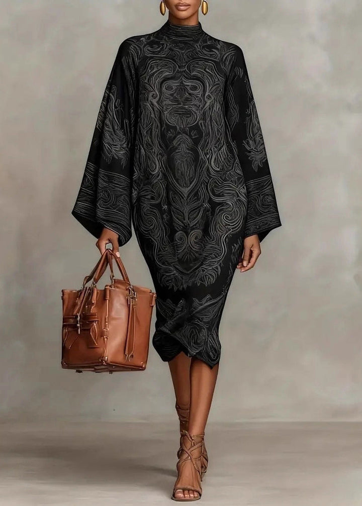 Aurelya | Stand Collar Maxi Dress