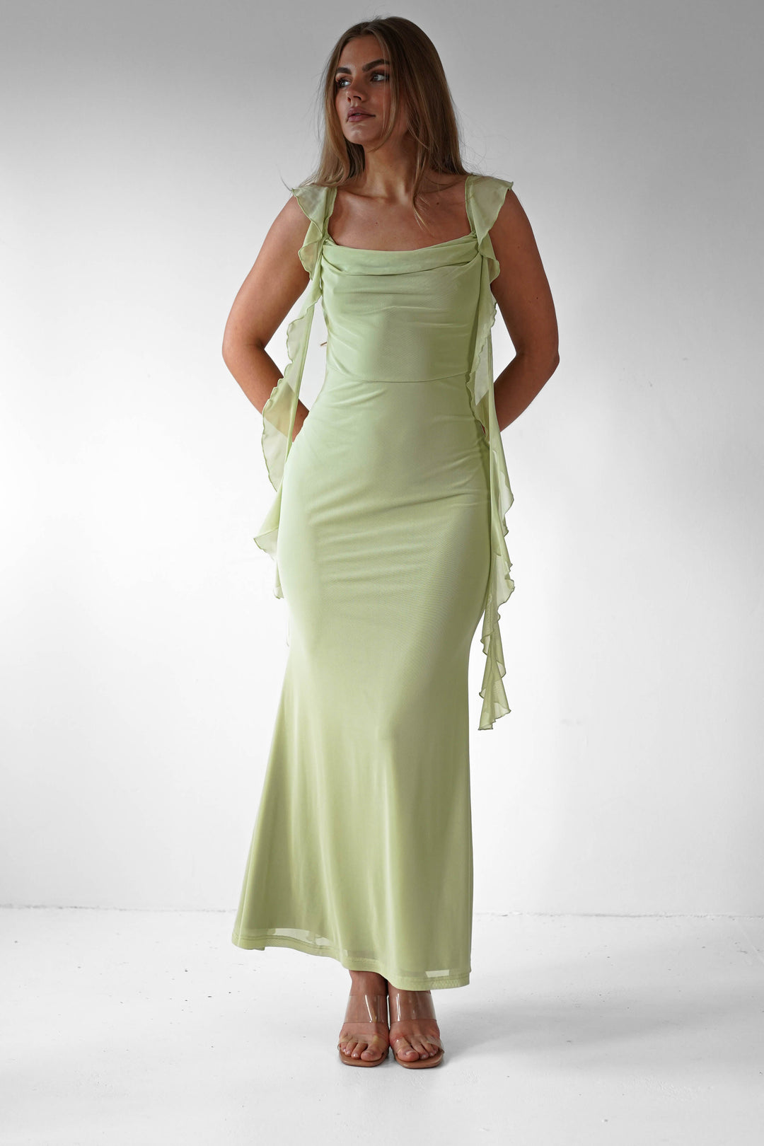 Zaria | Ruffle Maxi Dress