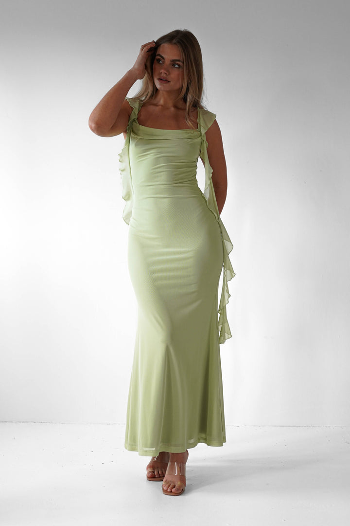Zaria | Ruffle Maxi Dress