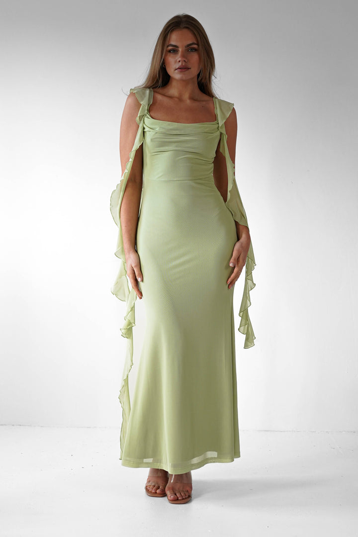 Zaria | Ruffle Maxi Dress