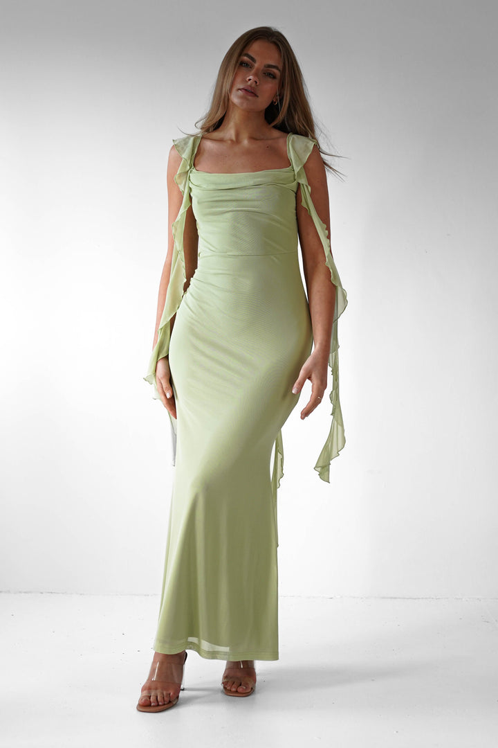 Zaria | Ruffle Maxi Dress