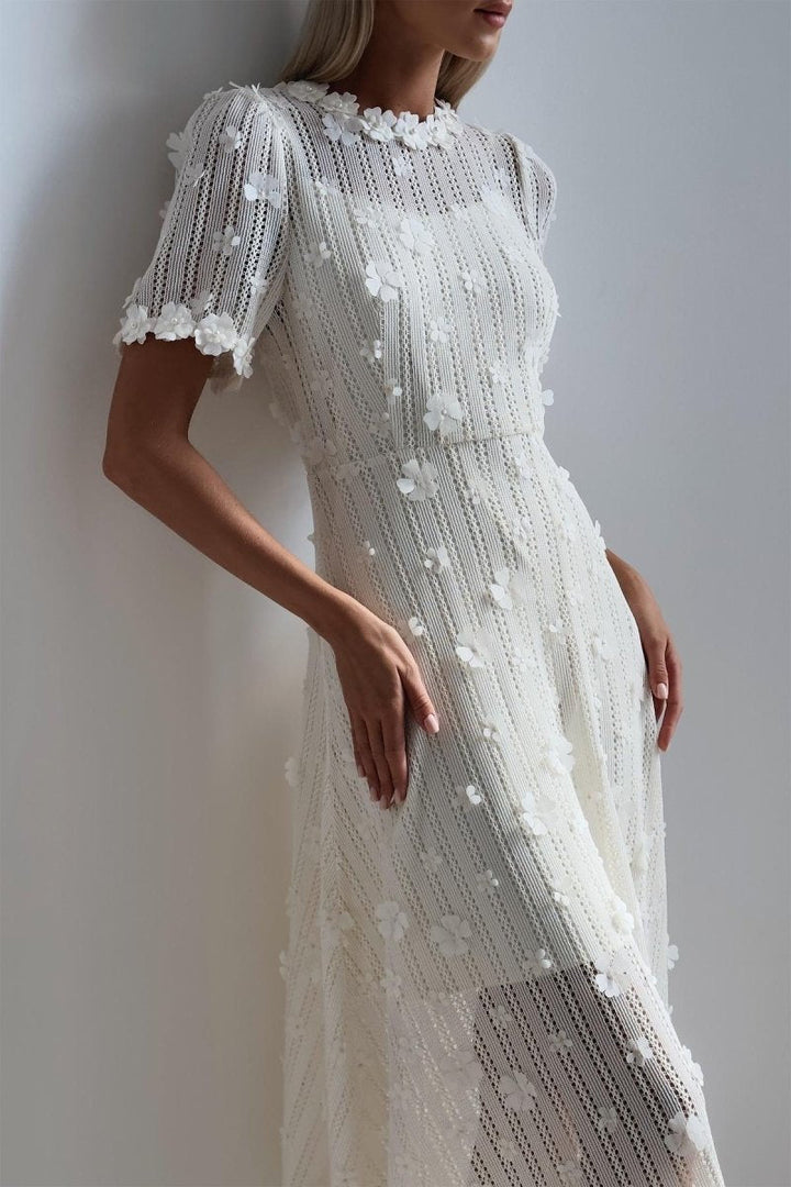 Elvi | Lace Midi Dress