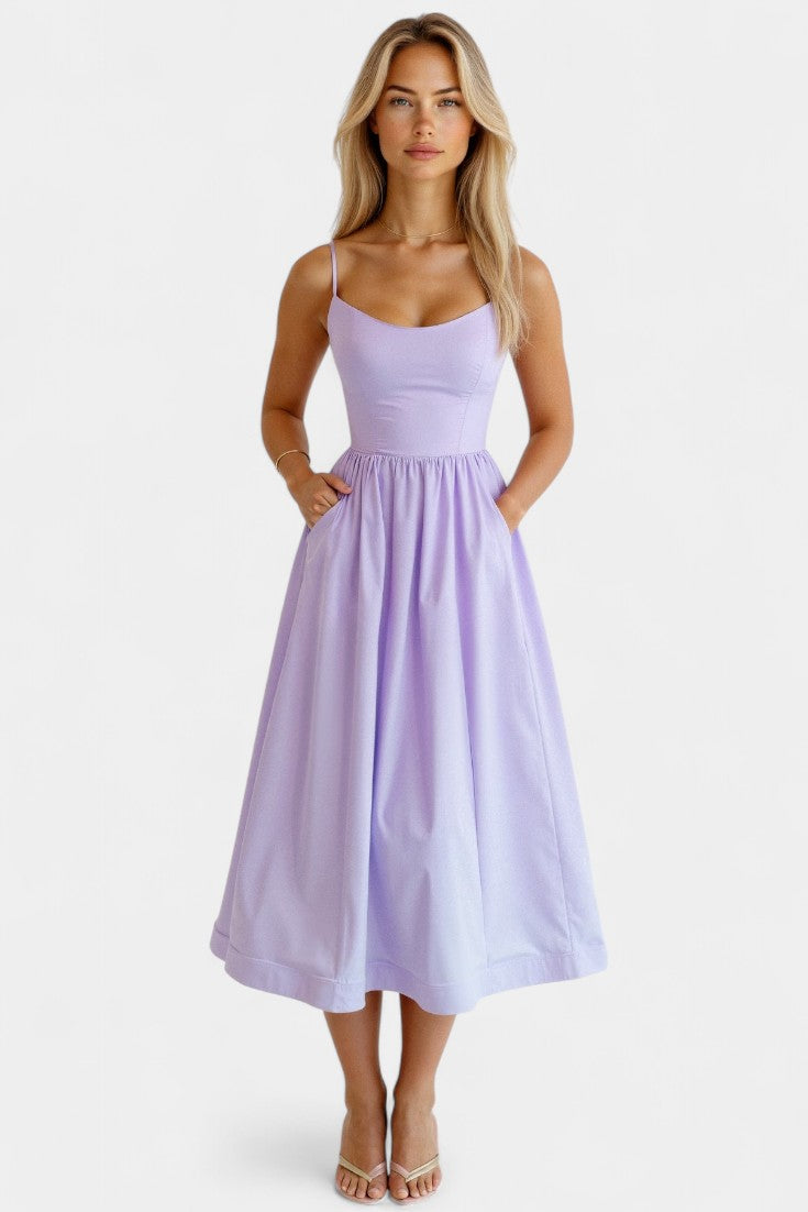 Orélia | Sleeveless Midi Dress