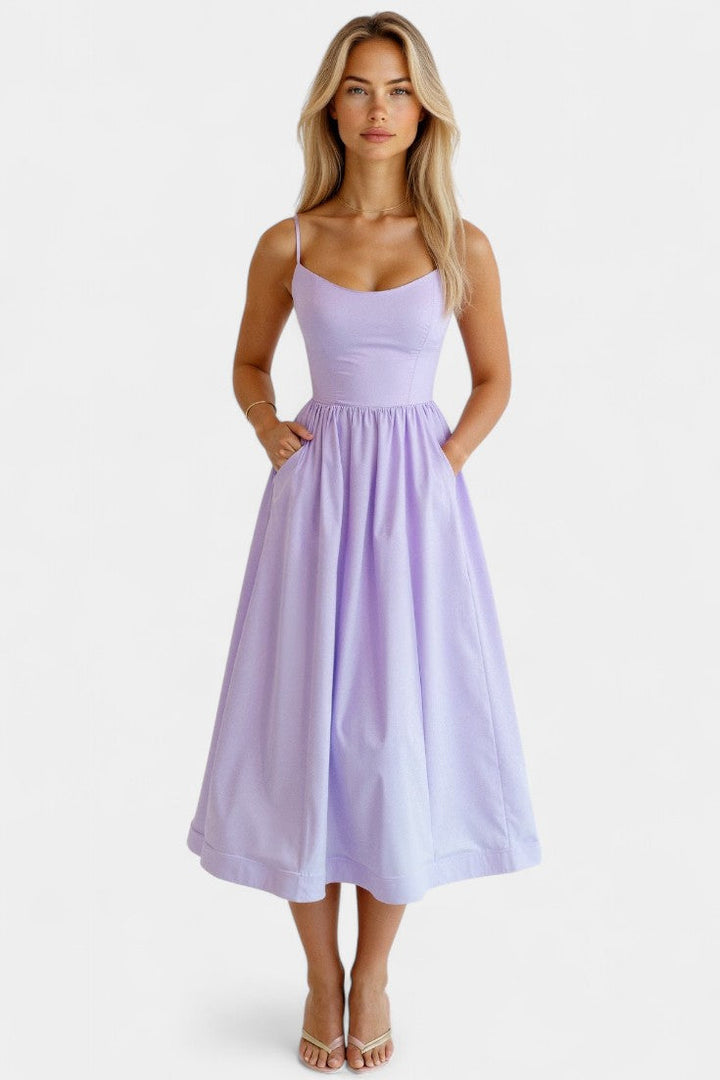 Orélia | Sleeveless Midi Dress