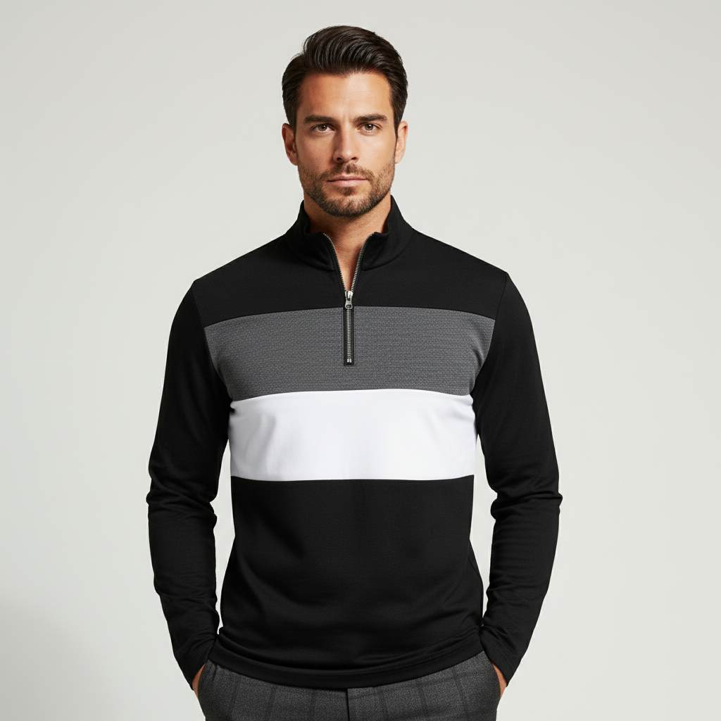 Arden | Polo à Demi Zip pour Homme