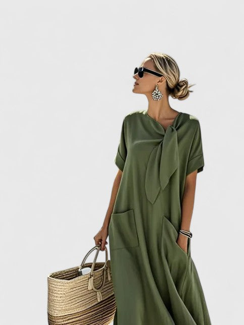 Alviera | Tie-Neck Summer Dress