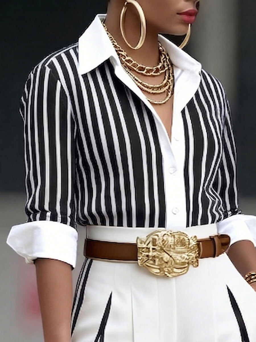 Soline | Stripe Blouse