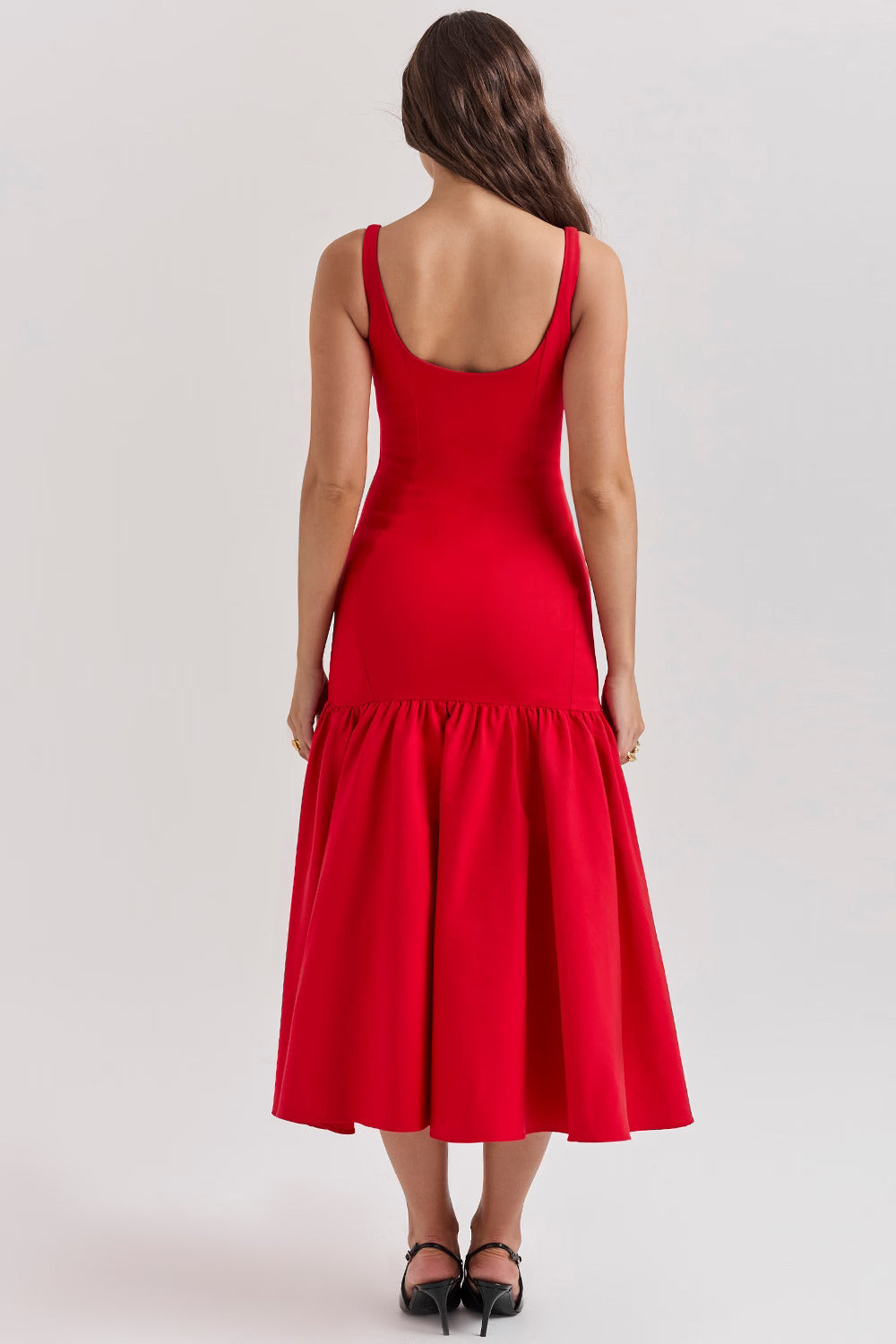Danielle | Square Neck Midi Dress