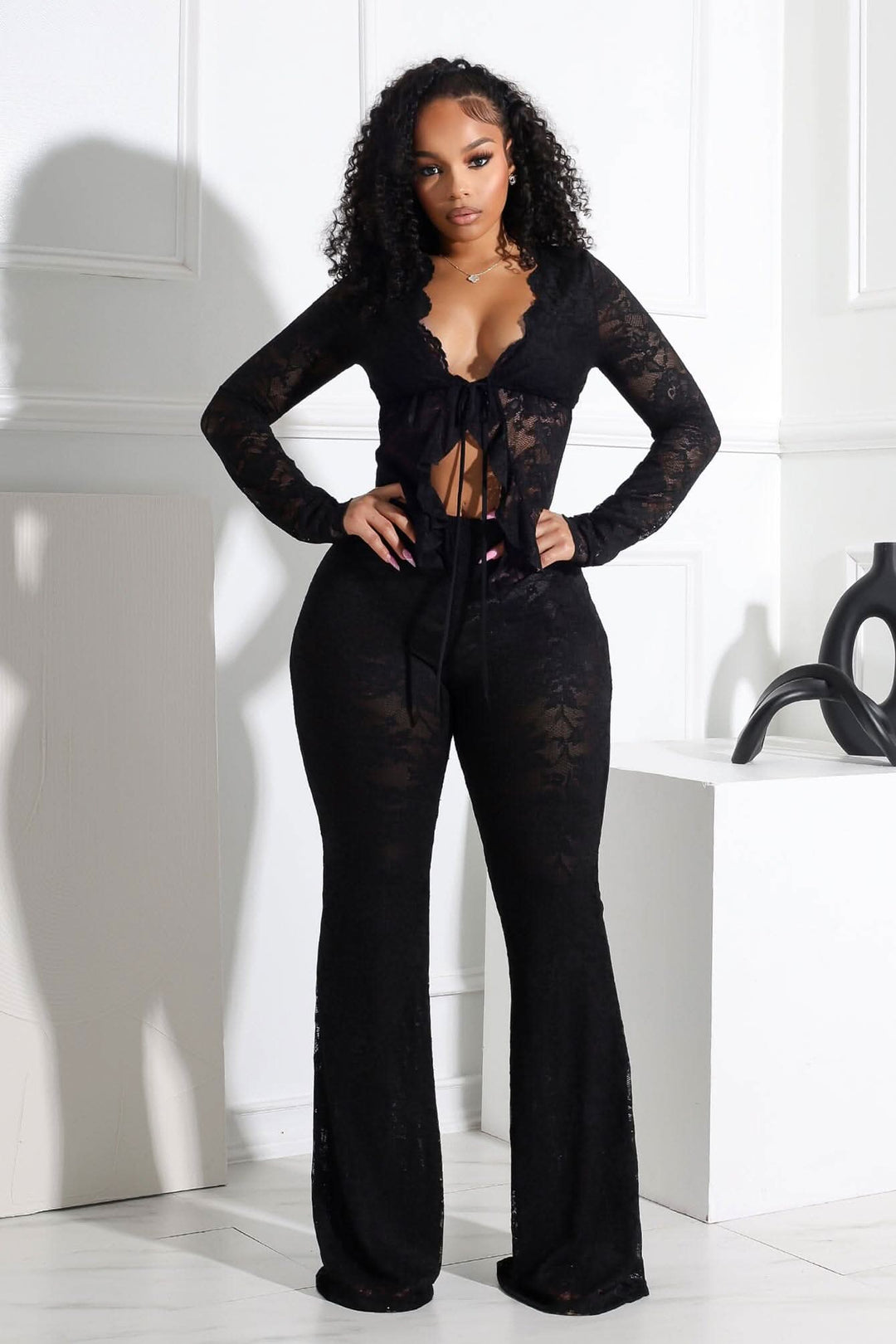 Zare | Lace Two-Piece Set