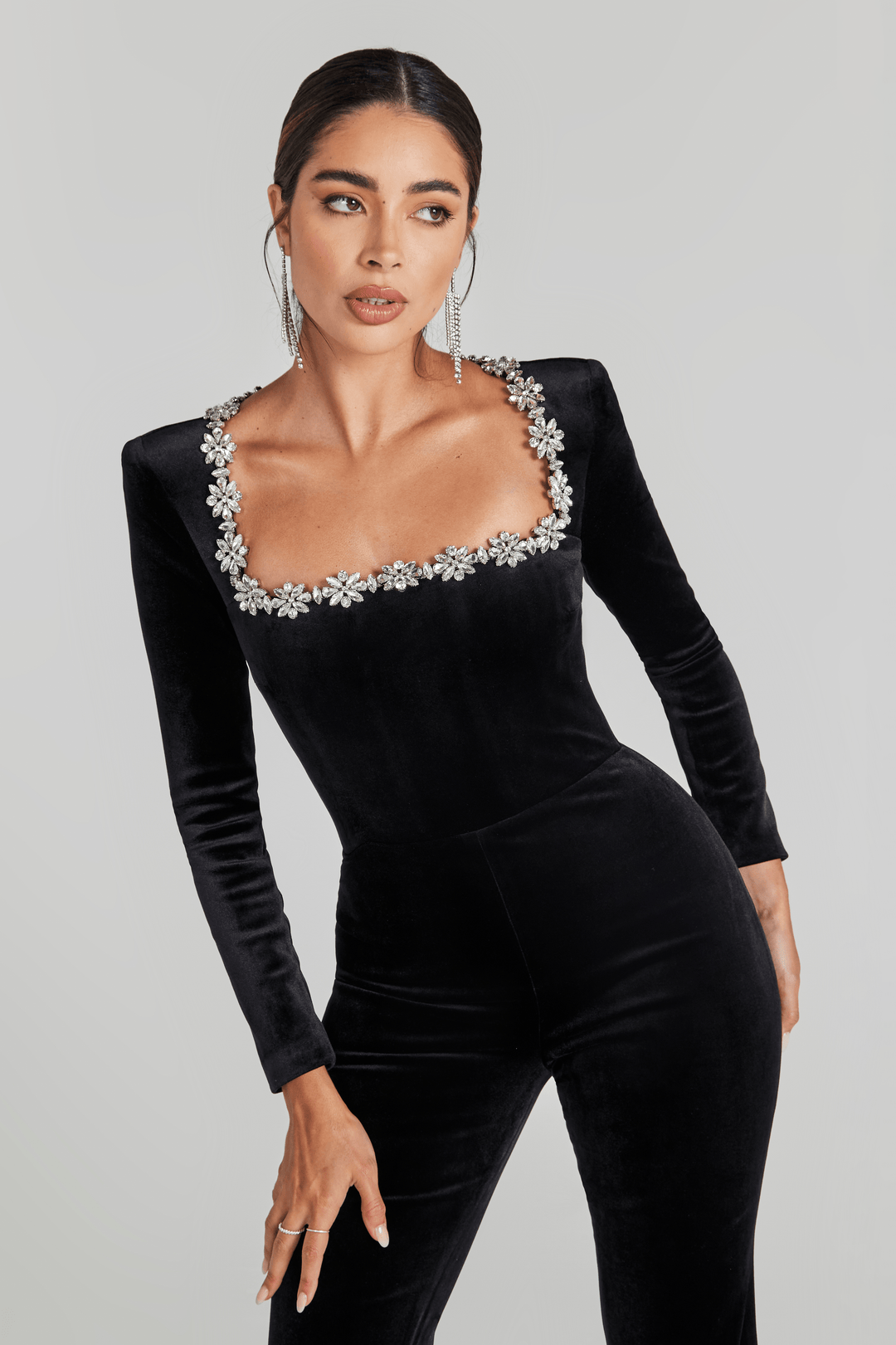 Calienne | Velvet Jumpsuit