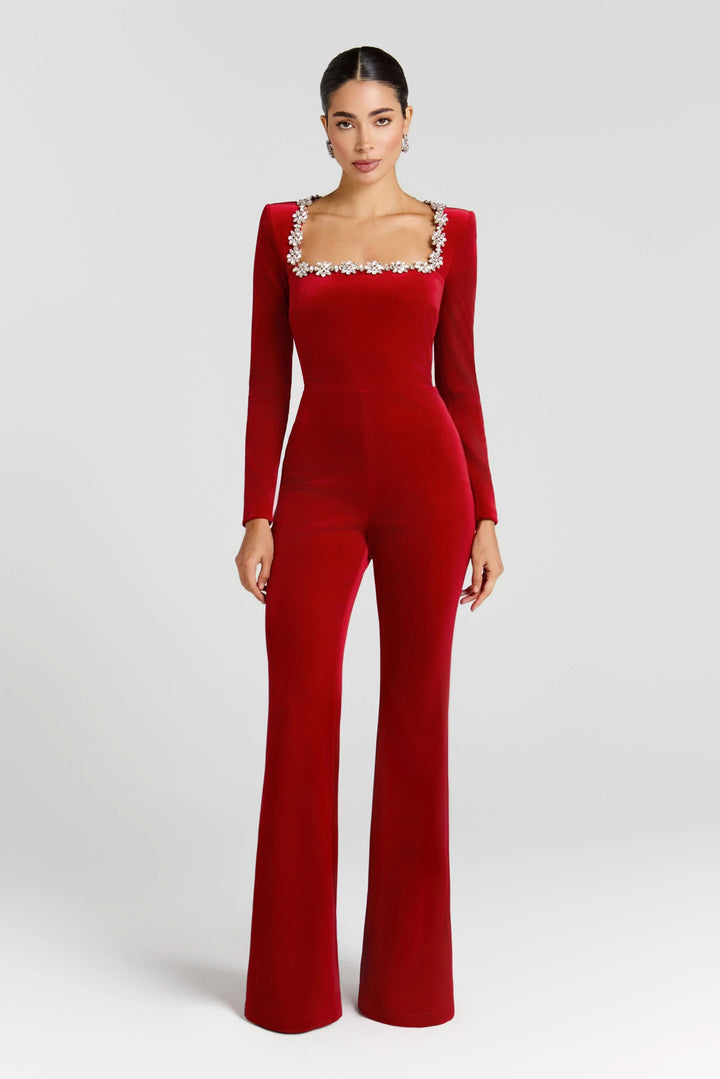 Calienne | Velvet Jumpsuit