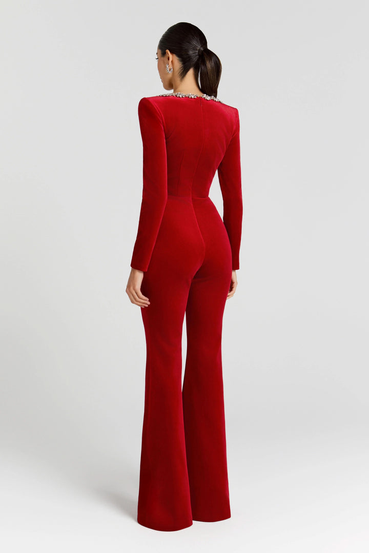 Calienne | Velvet Jumpsuit