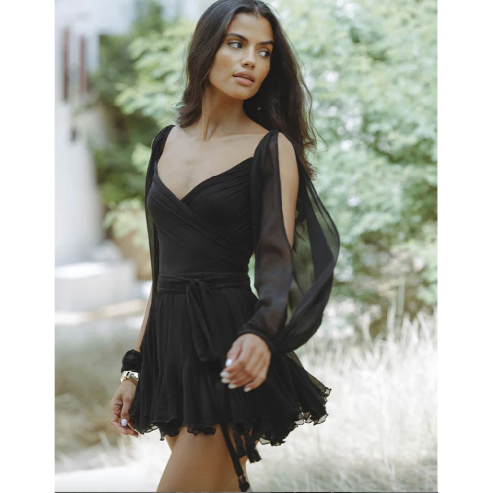 Henna | Wrap Mini Dress