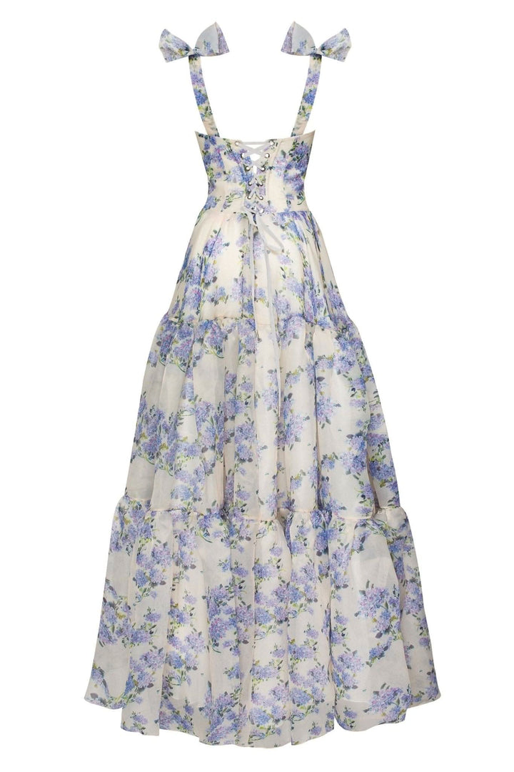 Valerie | Floral Corset Maxi Dress