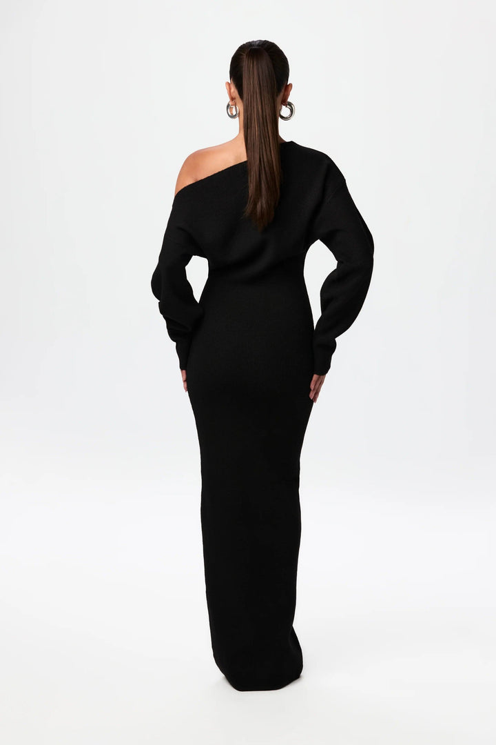 Noéva | Off-Shoulder Knit Maxi Dress