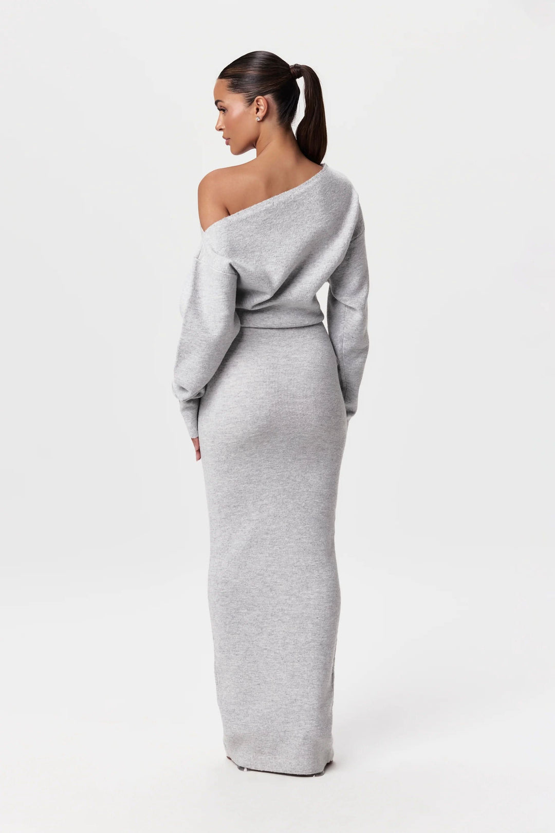 Noéva | Off-Shoulder Knit Maxi Dress