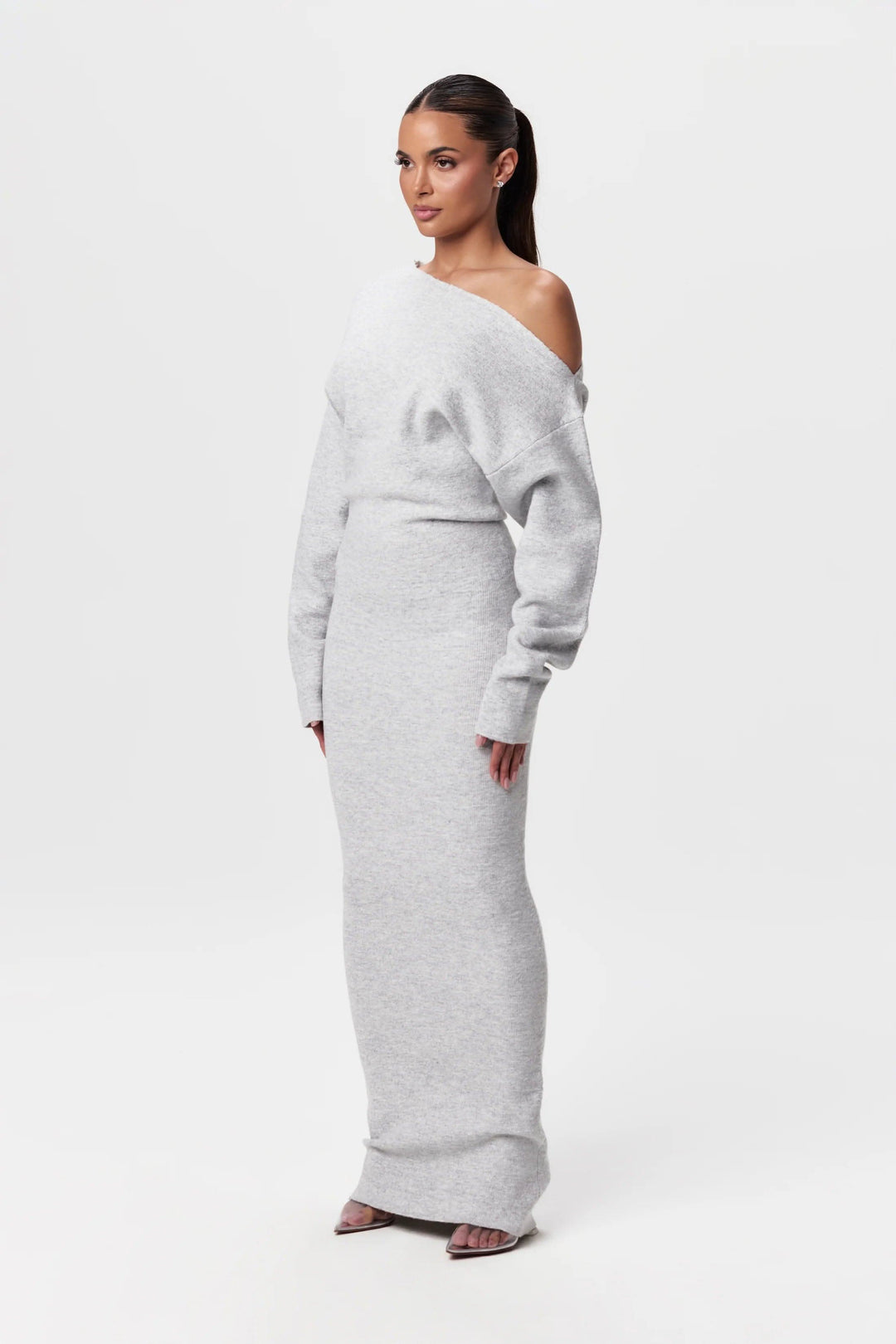Noéva | Off-Shoulder Knit Maxi Dress