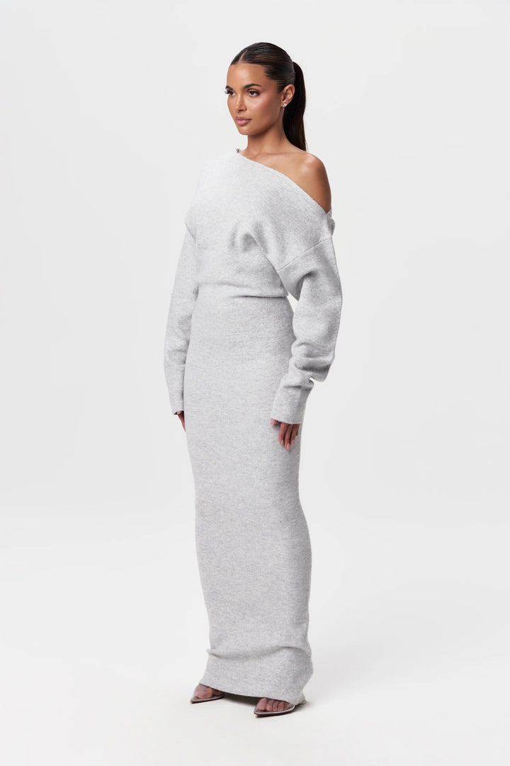 Noéva | Off-Shoulder Knit Maxi Dress