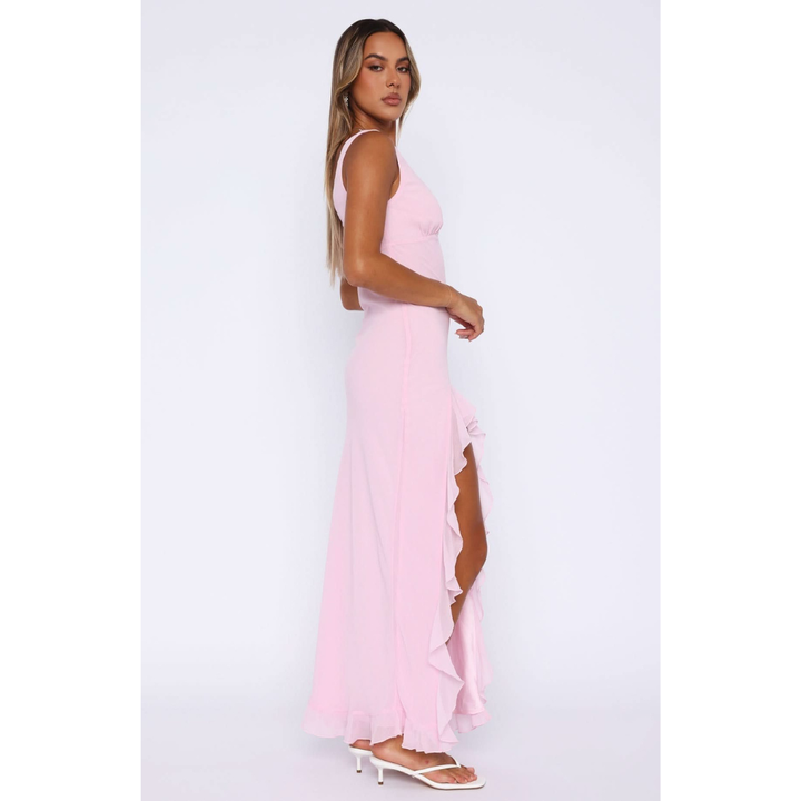 Gabriella | Ruffled Chiffon Maxi Dress