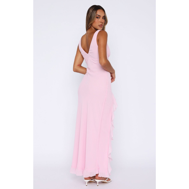 Gabriella | Ruffled Chiffon Maxi Dress